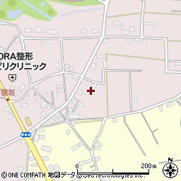 静岡県浜松市中央区西山町204周辺の地図