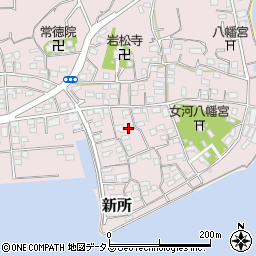 静岡県湖西市新所165-1周辺の地図