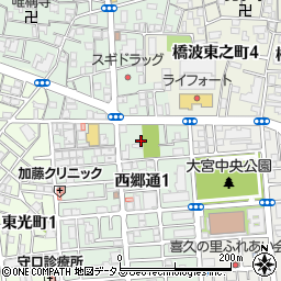 大阪府守口市西郷通1丁目4周辺の地図