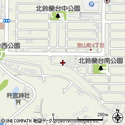 兵庫県神戸市北区惣山町4丁目22周辺の地図