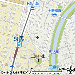 静岡県浜松市中央区十軒町83周辺の地図