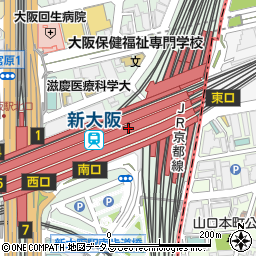フランツ神戸・アルデ新大阪店周辺の地図