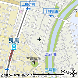 静岡県浜松市中央区十軒町86周辺の地図
