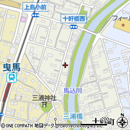 静岡県浜松市中央区十軒町122周辺の地図