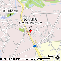 静岡県浜松市中央区西山町302周辺の地図