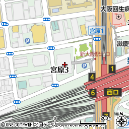 三菱電機ビルソリューションズ株式会社　関西支社新大阪支店周辺の地図