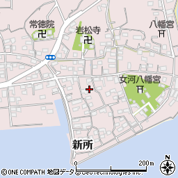 静岡県湖西市新所165周辺の地図