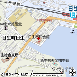 日生市民会館周辺の地図