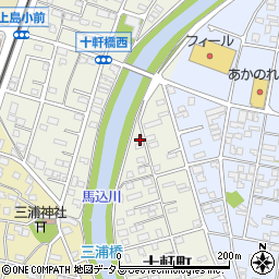 静岡県浜松市中央区十軒町575周辺の地図