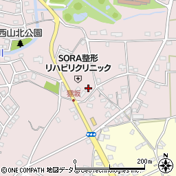 静岡県浜松市中央区西山町297周辺の地図