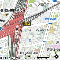 ユニゾーン新大阪周辺の地図