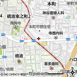 大阪府門真市本町37-4周辺の地図