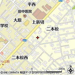 愛知県豊橋市草間町二本松43-3周辺の地図