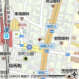 三交の駐ｉｎｇ津栄町第６駐車場周辺の地図
