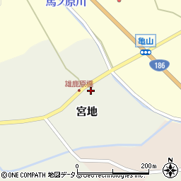 広島県山県郡北広島町宮地117周辺の地図