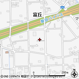 静岡県磐田市富丘617周辺の地図