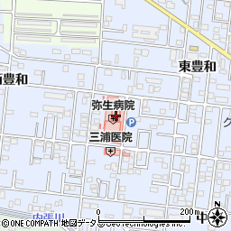 愛知県豊橋市弥生町東豊和96周辺の地図