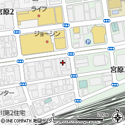 すき家新大阪西宮原店周辺の地図