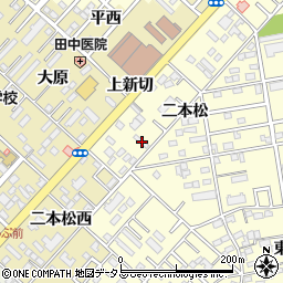 愛知県豊橋市草間町二本松42周辺の地図