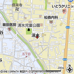 京都府木津川市木津清水126周辺の地図