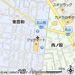 愛知県豊橋市弥生町東豊和128周辺の地図