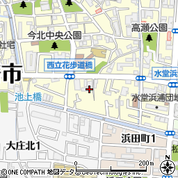 兵庫県尼崎市西立花町3丁目16-5周辺の地図