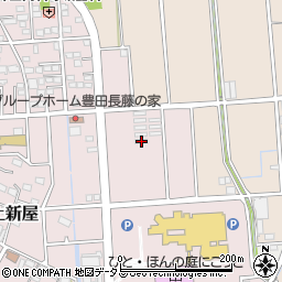静岡県磐田市上新屋418周辺の地図