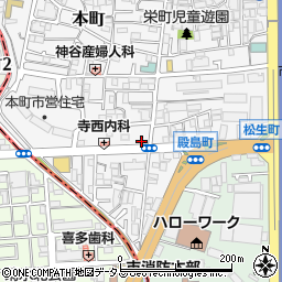 大阪府門真市本町30-6周辺の地図