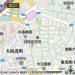 大阪府守口市大枝東町15-2周辺の地図