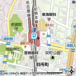 名古屋ステーション開発株式会社　津支店周辺の地図