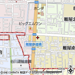 大阪厚生信用金庫四条畷支店周辺の地図