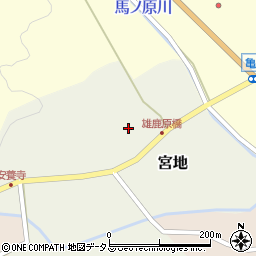 広島県山県郡北広島町宮地198周辺の地図