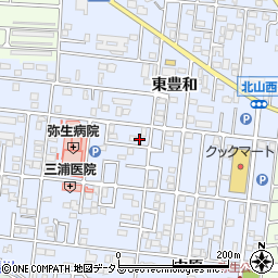 愛知県豊橋市弥生町東豊和104周辺の地図