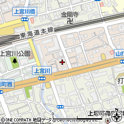 兵庫県芦屋市楠町3周辺の地図