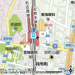 東海東京証券株式会社　三重中央支店周辺の地図