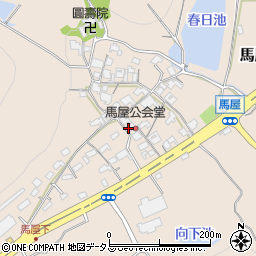 岡山県赤磐市馬屋周辺の地図