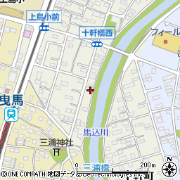 静岡県浜松市中央区十軒町124周辺の地図