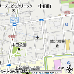 中田荘周辺の地図