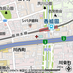 香枦園ビル周辺の地図