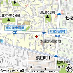 兵庫県尼崎市西立花町3丁目9周辺の地図