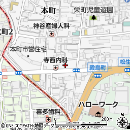 大阪府門真市本町30-10周辺の地図