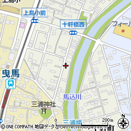 静岡県浜松市中央区十軒町123周辺の地図