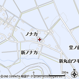 愛知県豊橋市雲谷町ノナカ周辺の地図