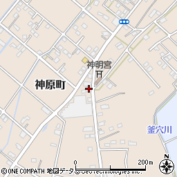 静岡県浜松市中央区神原町1211周辺の地図