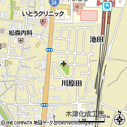 駅前団地自治会周辺の地図