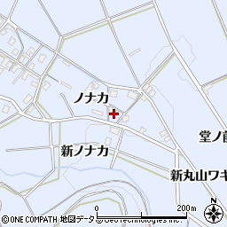 愛知県豊橋市雲谷町（ノナカ）周辺の地図