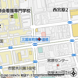 新大阪ウエストハイツ周辺の地図