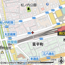 松ノ内町パーキングチケット周辺の地図