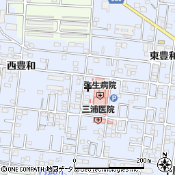 愛知県豊橋市弥生町東豊和95周辺の地図
