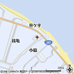 愛知県知多郡南知多町大井銭亀周辺の地図